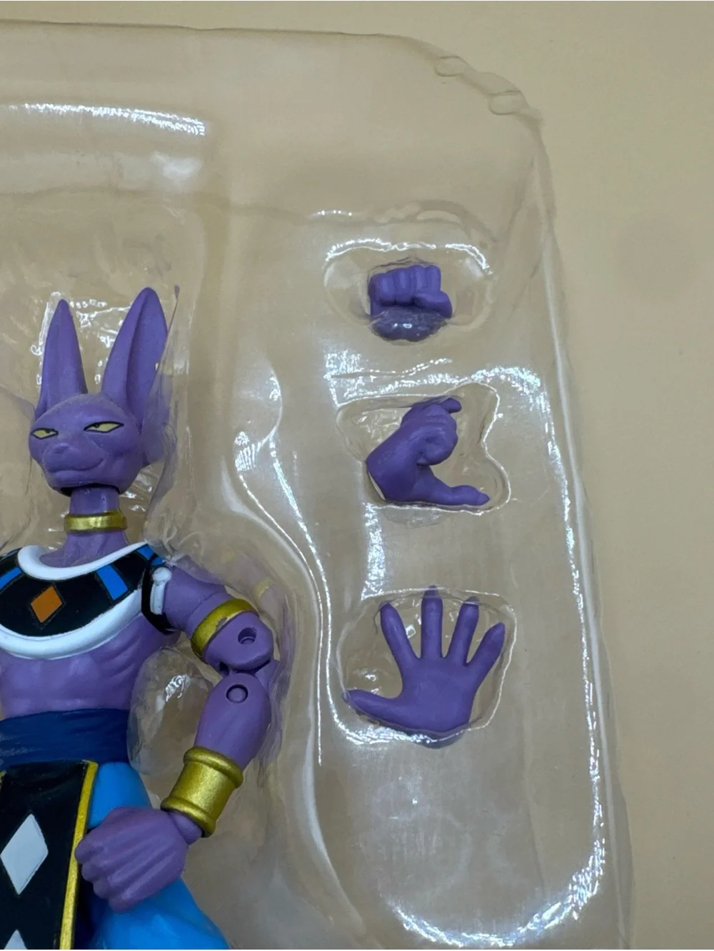 Dragon Ball Z Super Dragon Stars Beerus Action Figure Bandai Complete